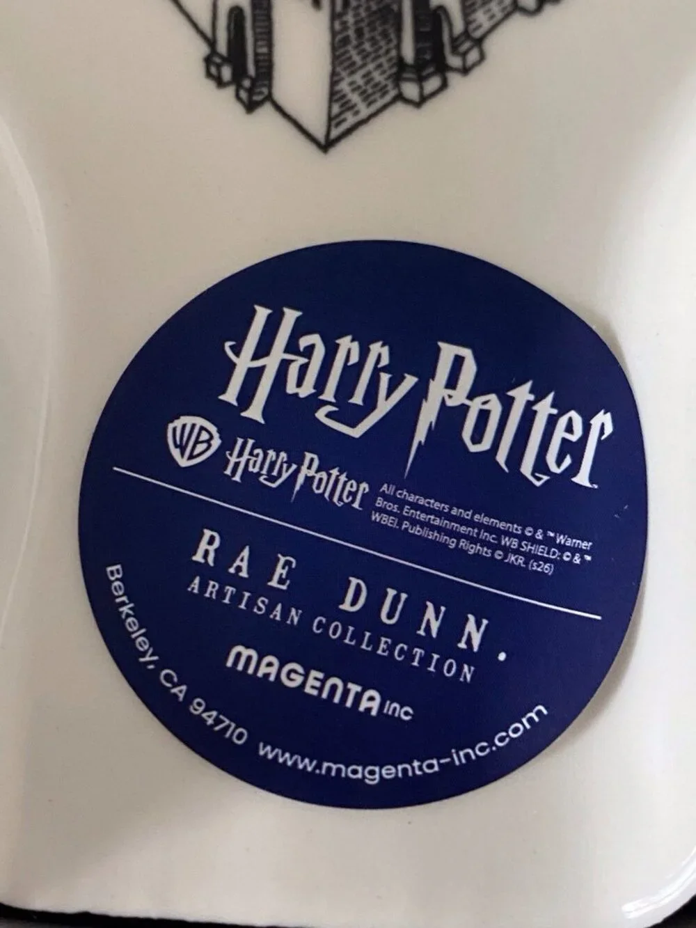 Rae Dunn Harry Potter I Am Up To No Good Ceramic Spoon Rest The Marauders Map